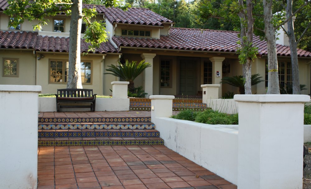 Using Spanish Tile on Stair Risers
