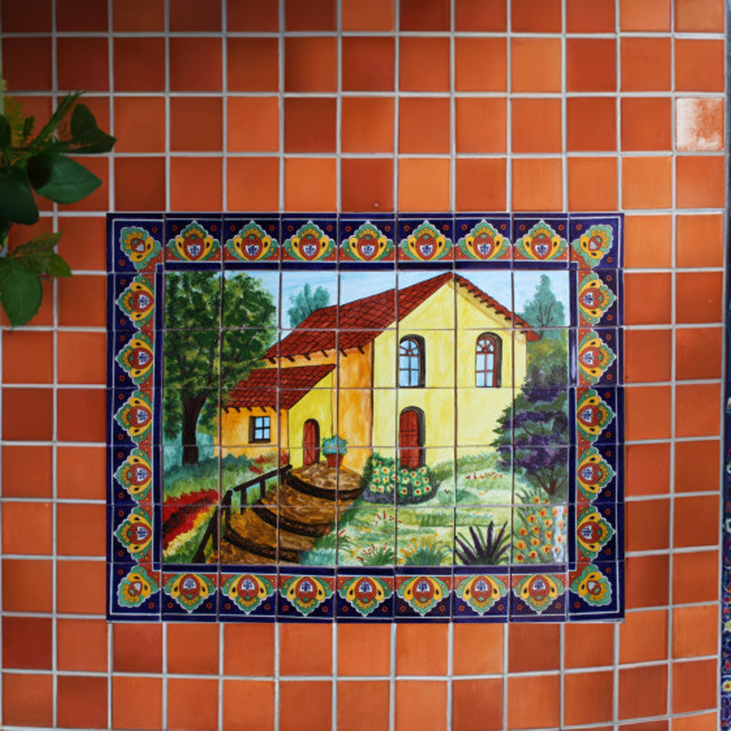 La Casita Clay Talavera Tile Mural