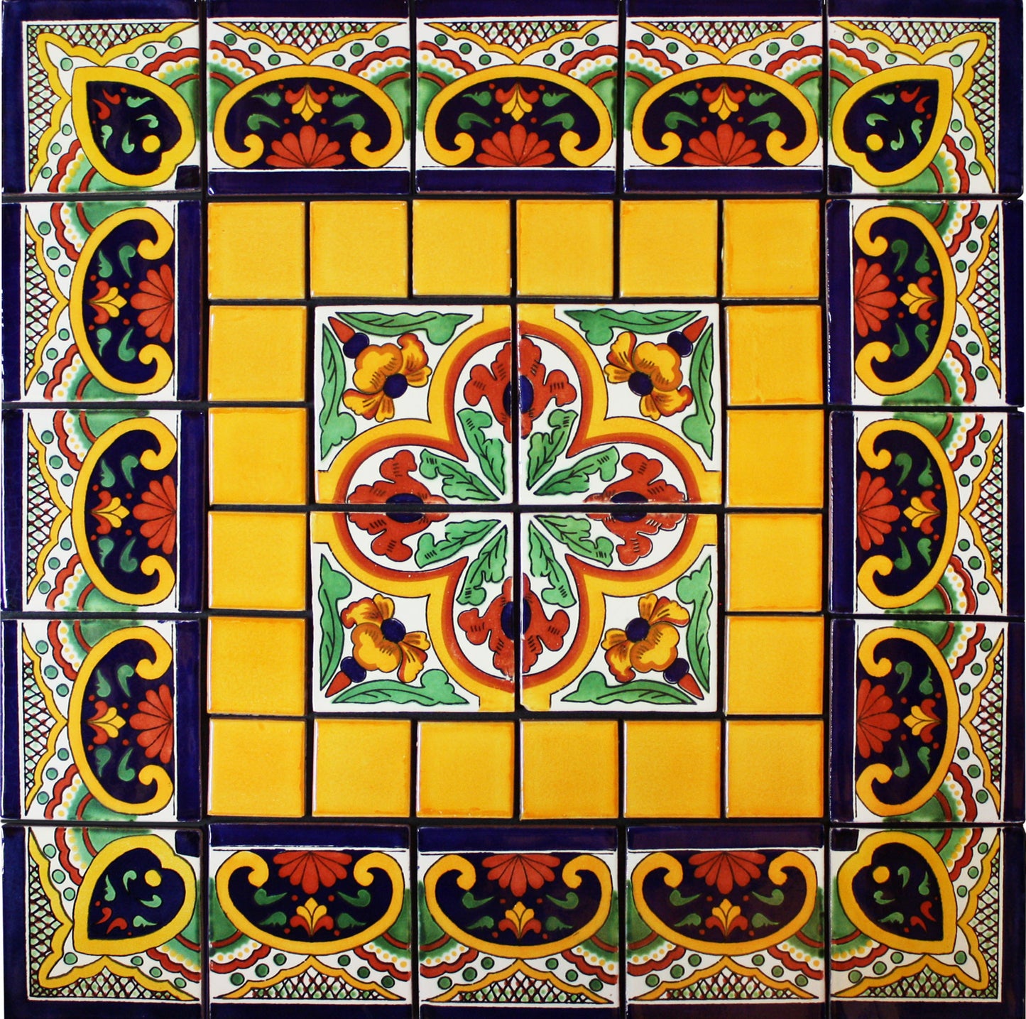 Mirabel Mexican Tile Set Backsplash Mural