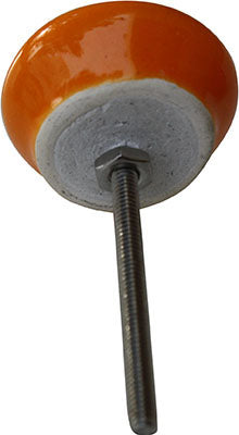 Round Yellow Talavera Ceramic Drawer Knob