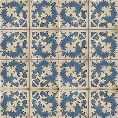 Alhambra Corner Arabic Talavera Mexican Tile