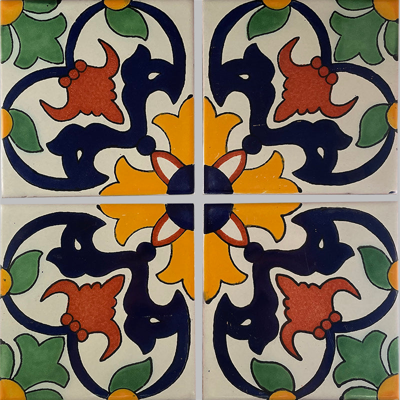 Hortensia Talavera Mexican Tile