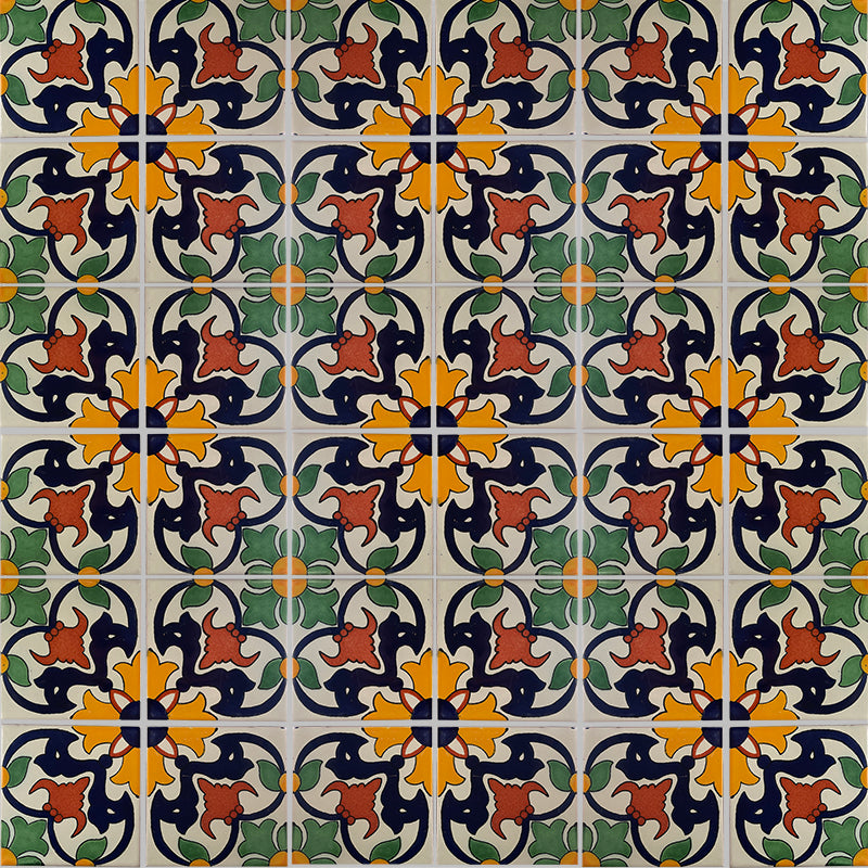 Hortensia Talavera Mexican Tile