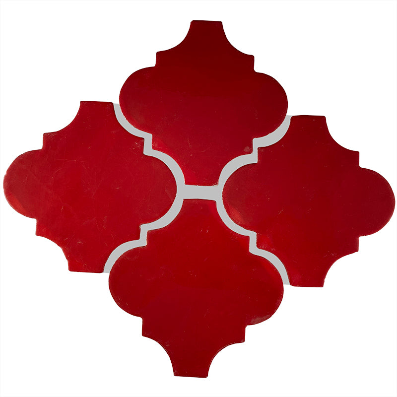 Red Lantern Mexican Tile