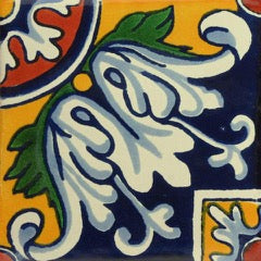 Corner Aldeno Talavera Mexican Tile