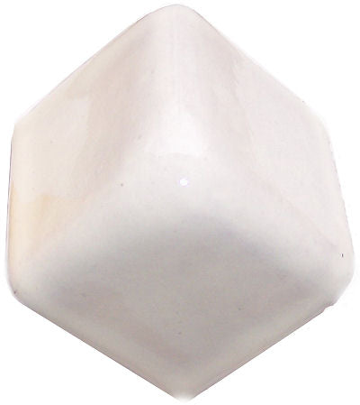 Mexican White Talavera Corner Cap