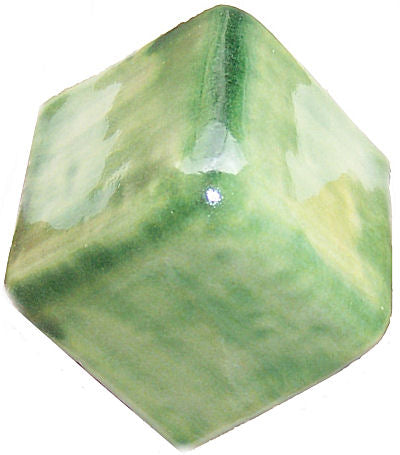 Green Talavera Clay Corner Cap