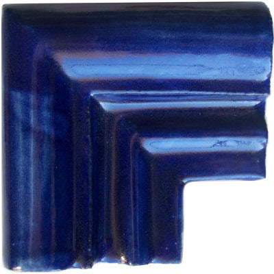 Cobalt Blue Chair Rail Corner Molding
