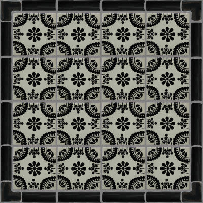Black Talavera Pencil Corner