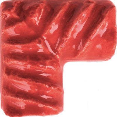Red Talavera Clay Rope Corner
