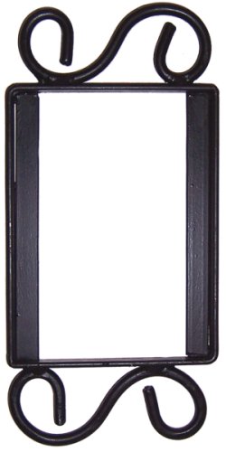 Horizontal Scroll Wrought Iron Hacienda Tile Frame