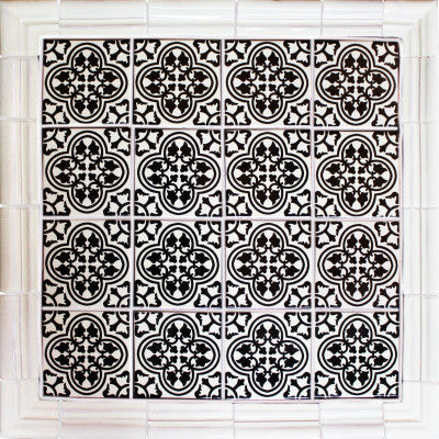 Santaella Mexican Tile Set Backsplash Mural