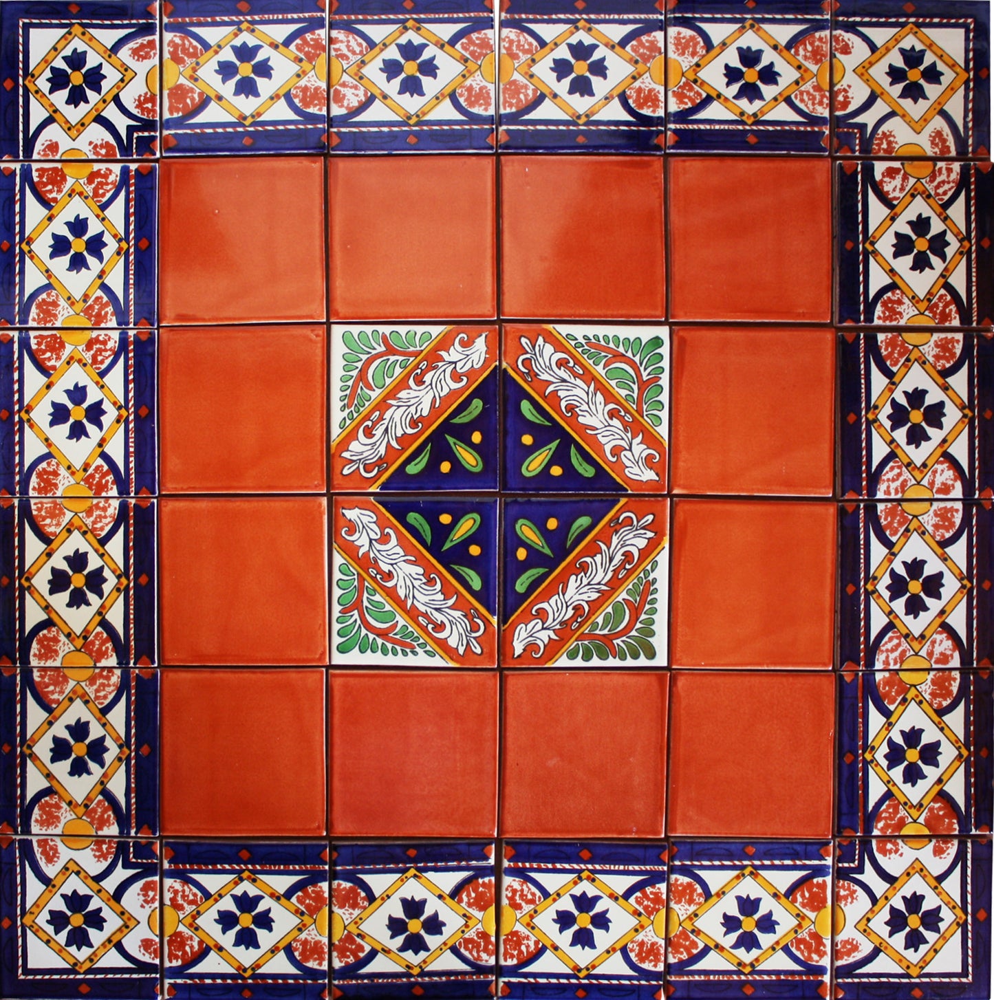 Piedad Mexican Tile Set Backsplash Mural