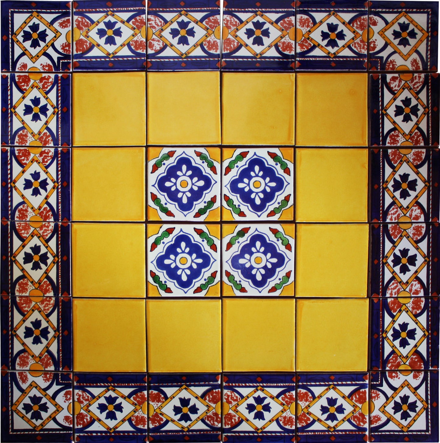 Copal Mexican Tile Set Backsplash Mural