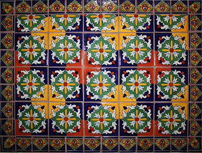 Tulia Mexican Tile Backsplash Mural