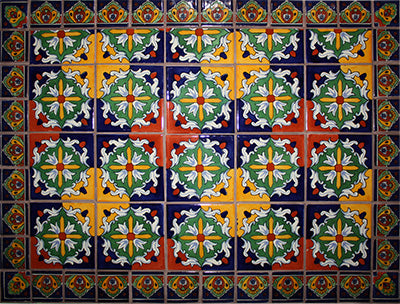 Tulia Mexican Tile Backsplash Mural