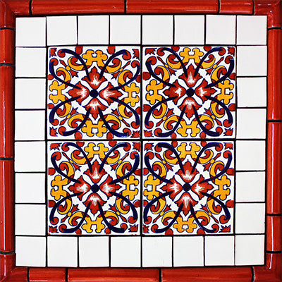 Osuna Mexican Tile Set Backsplash Mural