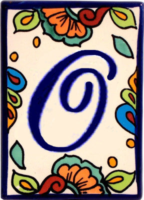 Hacienda Talavera Tile Letters