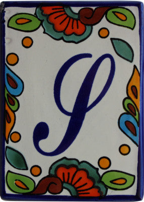Hacienda Talavera Tile Letters