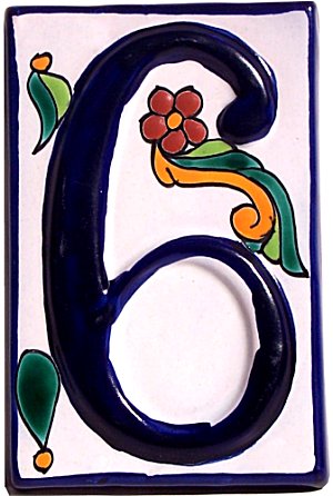 Colonial Tile Numbers