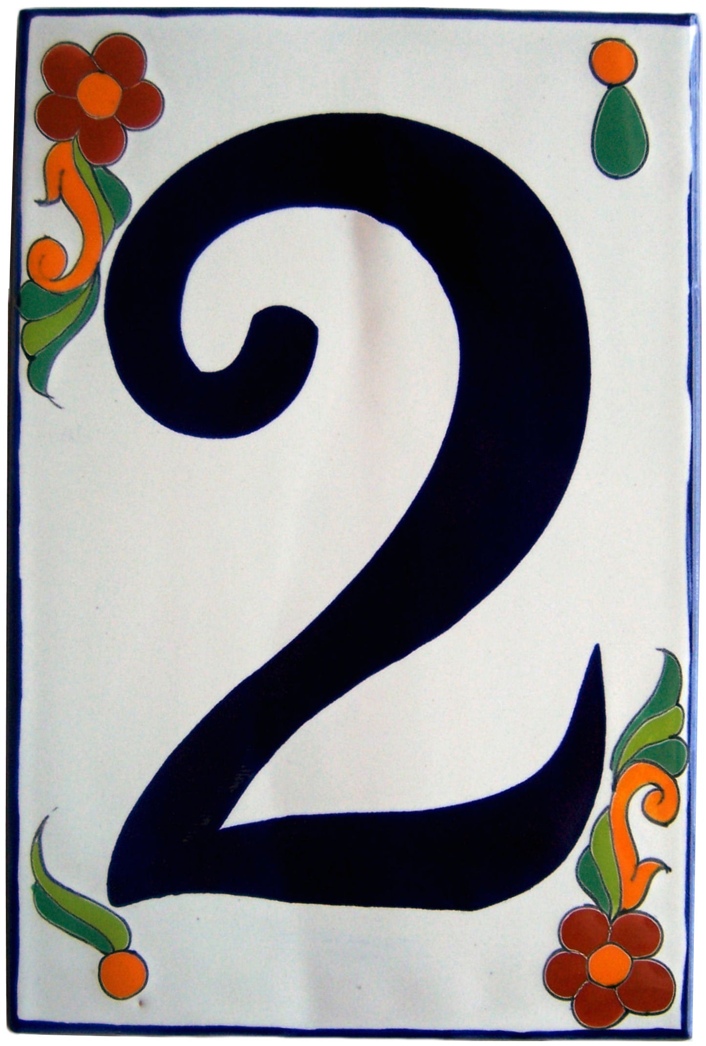 Big Talavera Ceramic Building Numbers