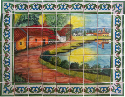 Old Town Talavera Tile Mural