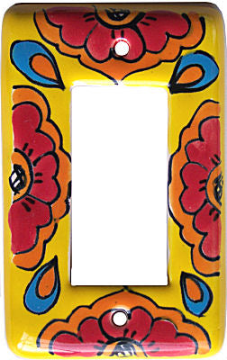 Canary Talavera Single Decora Switchplate