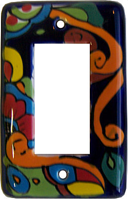 Rainbow Talavera Single Decora Switchplate