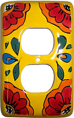 Canary Talavera Single Duplex Outlet Switchplate