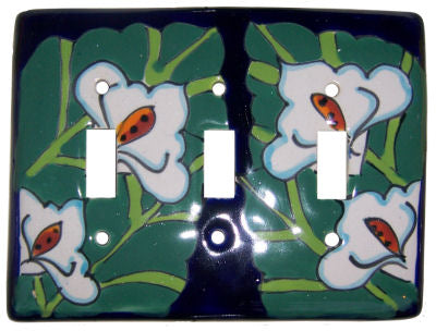 Lily Talavera Triple Toggle Switch Plate