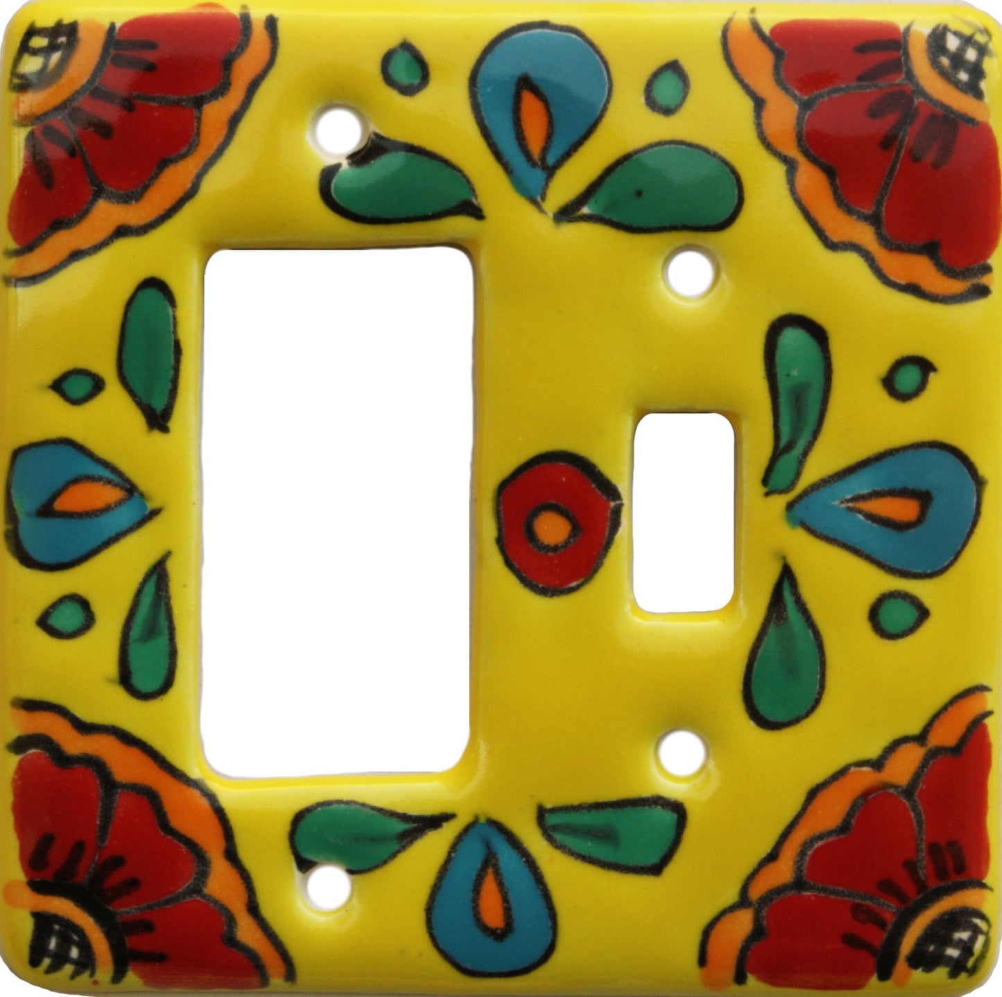Canary Talavera Toggle-GFI Switchplate