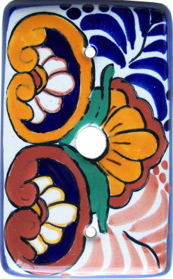 Mantel Talavera TV Cable Plate