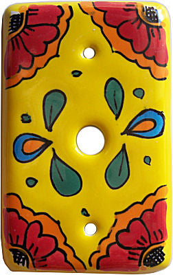 Canary Talavera TV Cable Plate