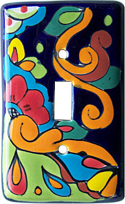 Rainbow Talavera Single Toggle Switch Plate