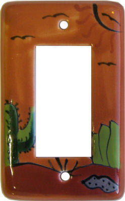 Desert Talavera Single Decora Switchplate
