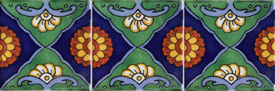 Green Sea Talavera Mexican Tile