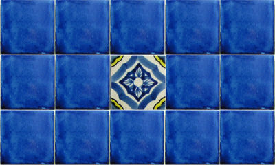 Cornflower Talavera Tile