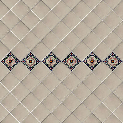 Spiral Talavera Mexican Tile