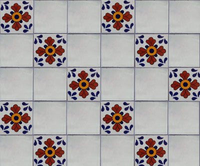 Blue Seville Talavera Mexican Tile