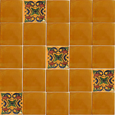 Butterfly Talavera Mexican Tile