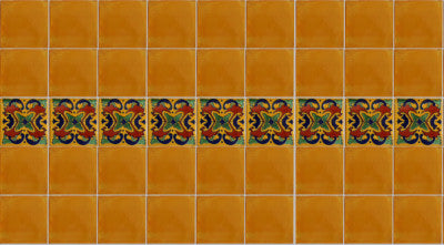 Butterfly Talavera Mexican Tile