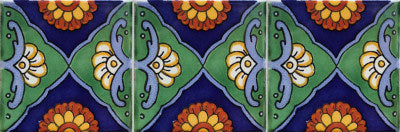 Green Sea Talavera Mexican Tile