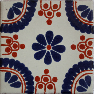 Blue Madrid Talavera Mexican Tile