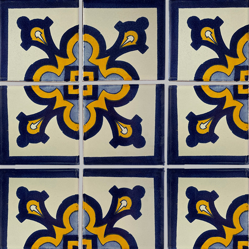 Milan Corner Talavera Mexican Tile