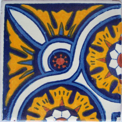 Chain Corner Talavera Mexican Tile