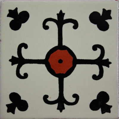 Black Madero Talavera Mexican Tile