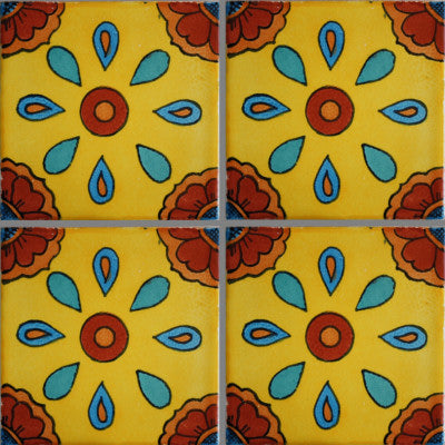 Canary Talavera Mexican Tile