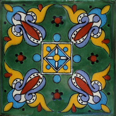 Green Oasis Talavera Mexican Tile