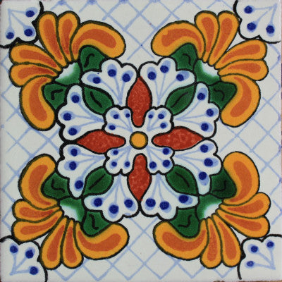 Blossom Talavera Mexican Tile