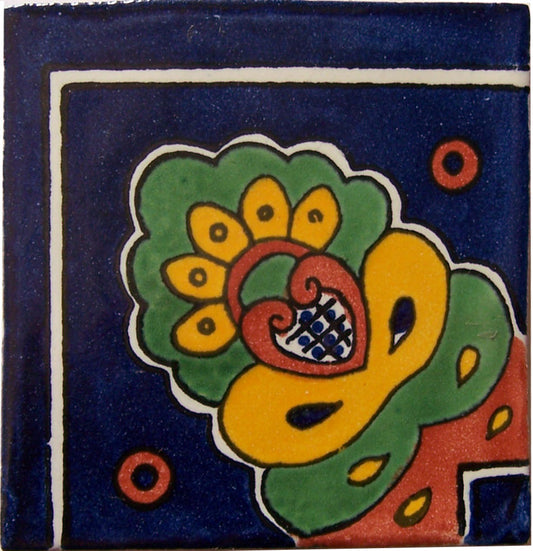 Corner Royal Crown Talavera Mexican Tile